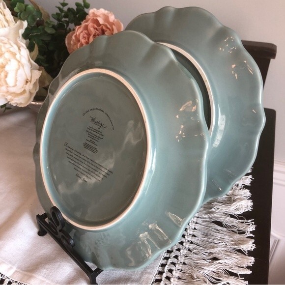Blessings Unlimited Gratitude Plates Blue 10” Grace Gratitude Collection Set 1 - Picture 11 of 12